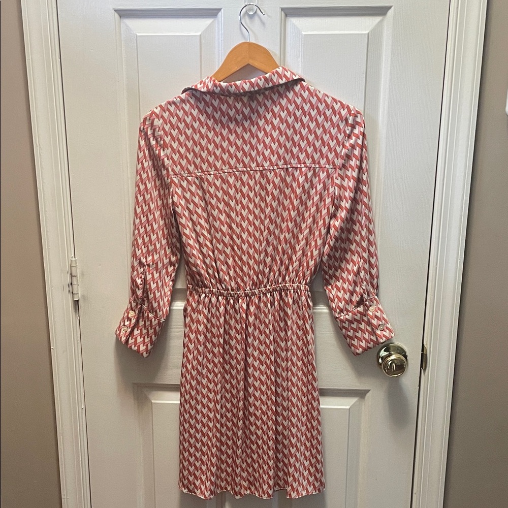 H&M Red and Pink Patterned Dress - Picture 3 of 3